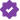 Purple star with a black check mark.